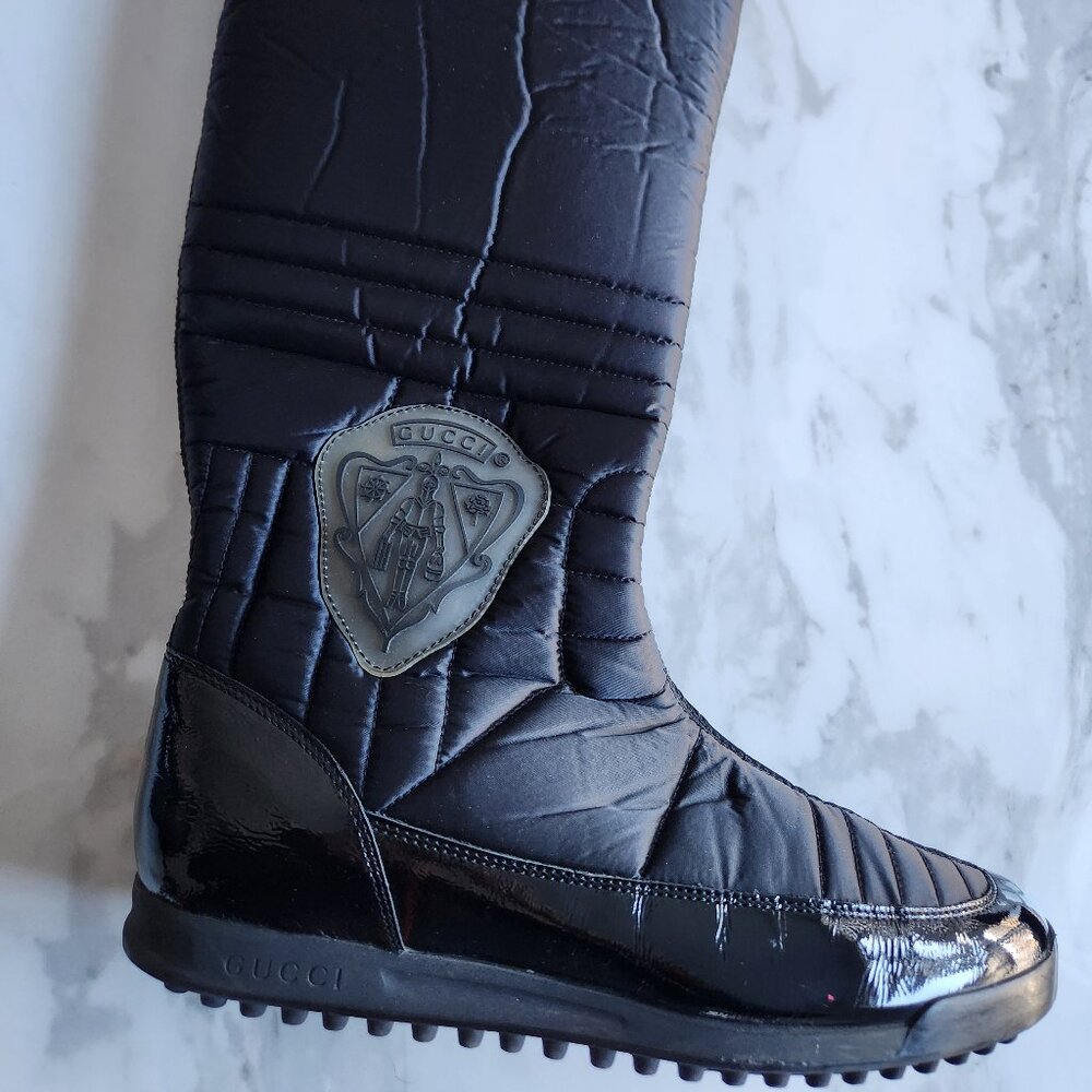 Vintage Gucci Hysteria Boots with Rabbit Fur